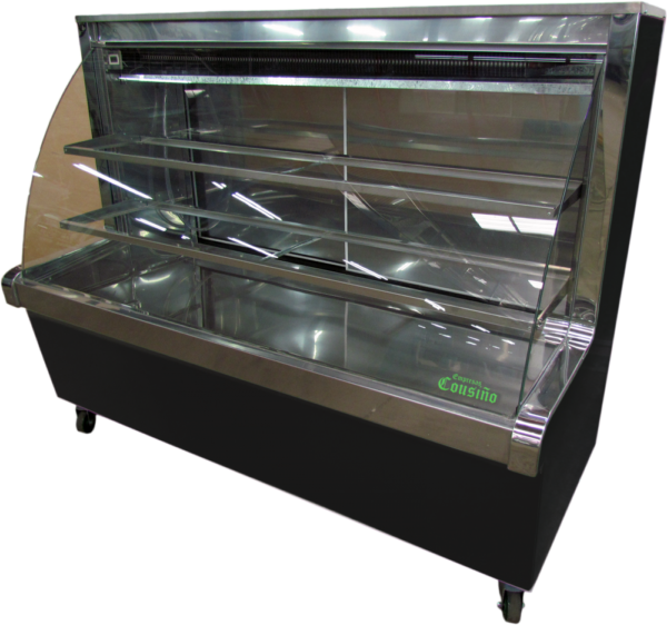 Vitrina Refrigerada Vidrio curvo